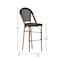 Flash Furniture Marseille Stackable IndoorOutdoor French Bistro 30 High Barstool, Black and Bamboo Finish SDA-AD642107-BS-BK-NAT-GG - alternate 9